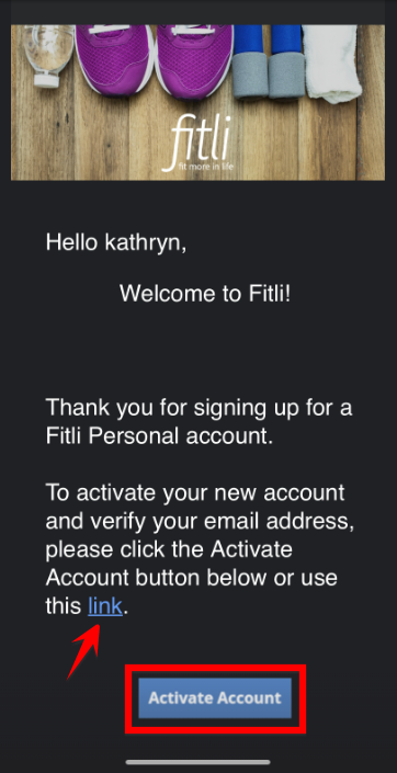 Getting Started with the Fitli App — screenshot 3