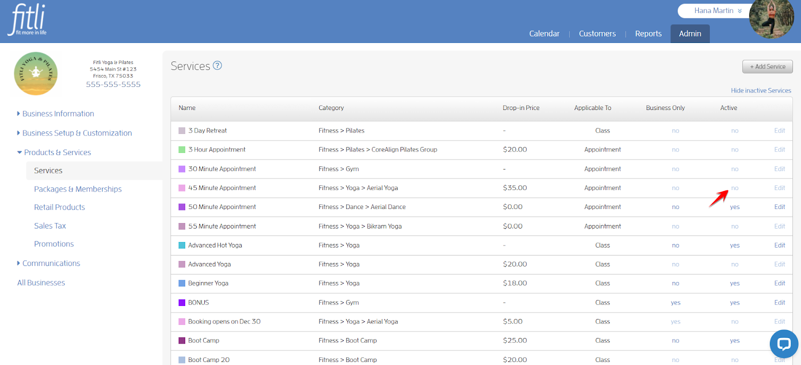 How to Edit your Services and Packages from the List View? — screenshot 11