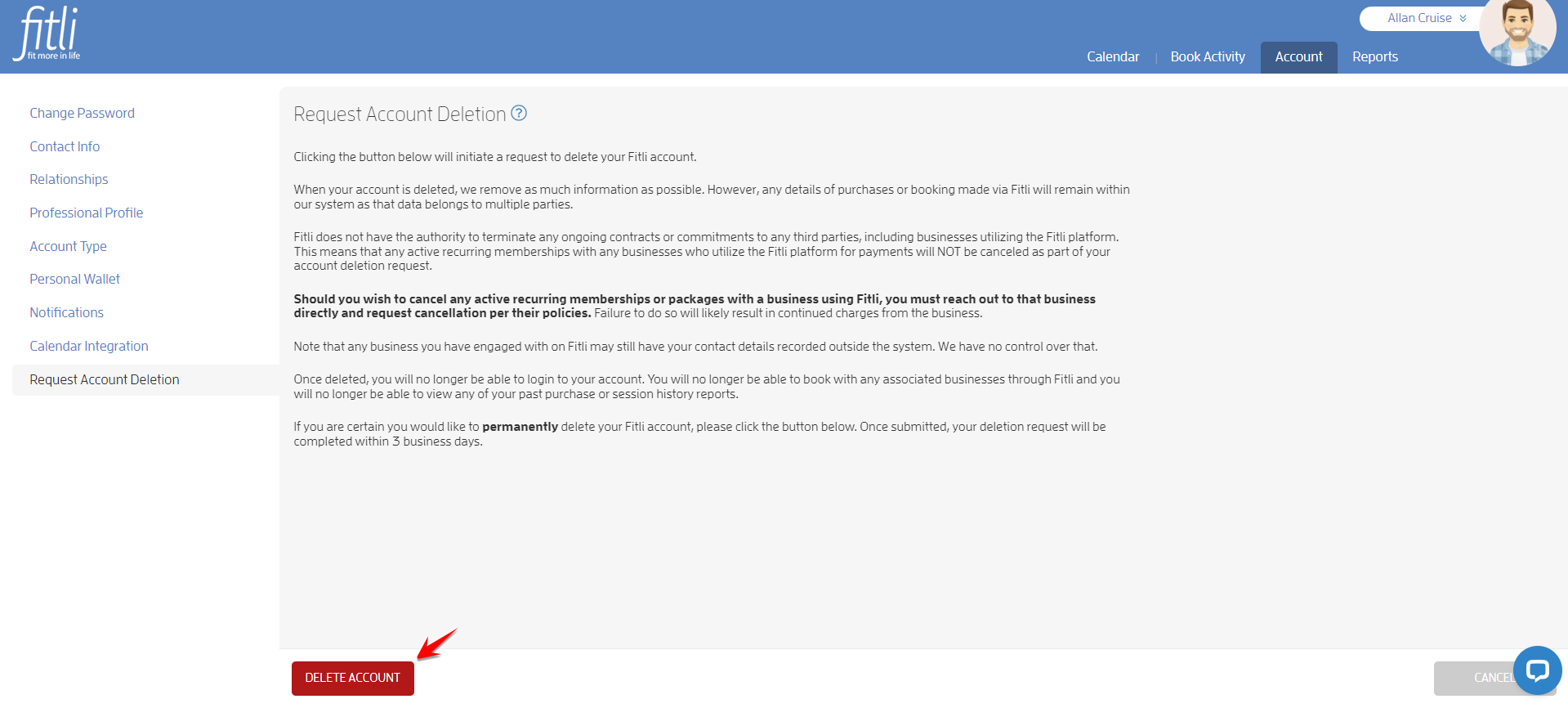 How to Request for Account Deletion? — screenshot 3