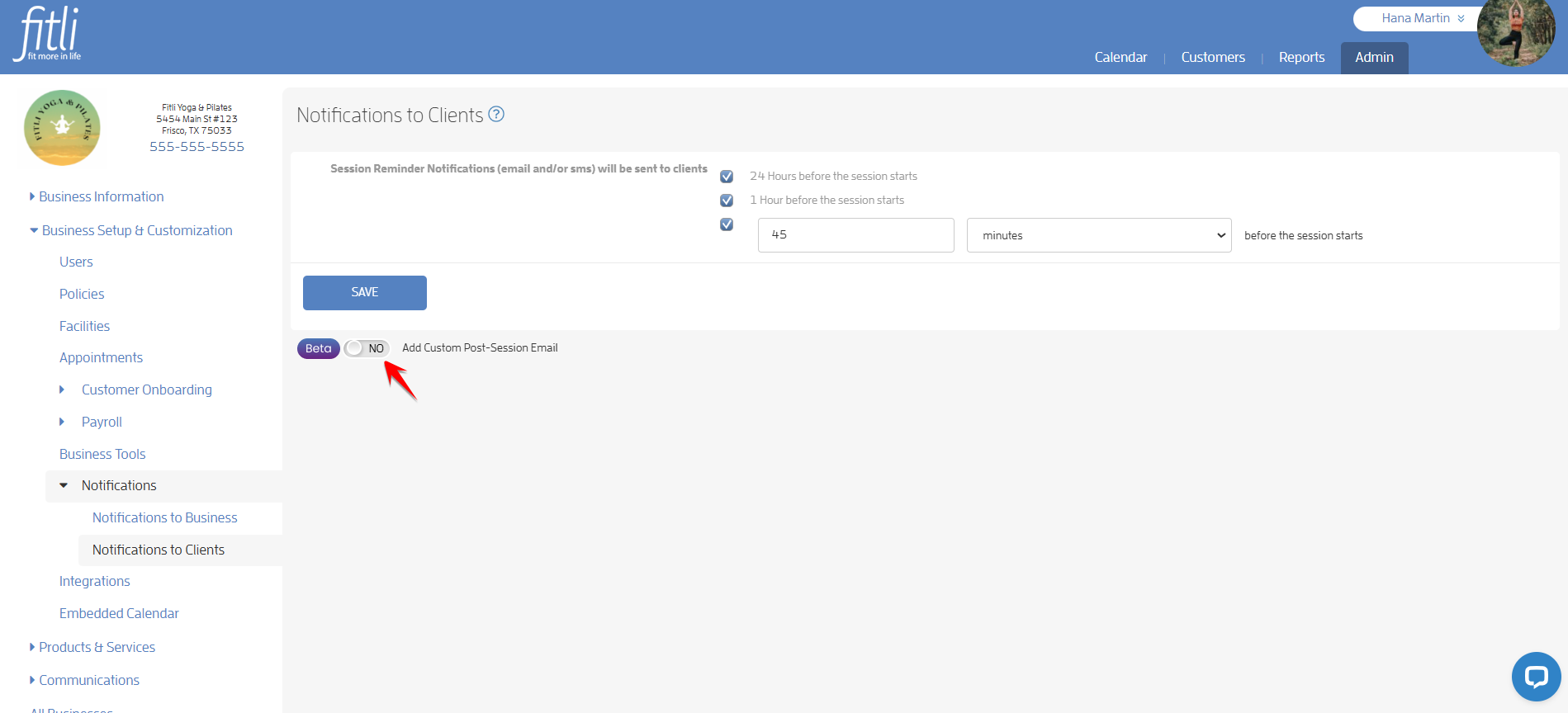How to Add a Custom Post-Session Message? — screenshot 3