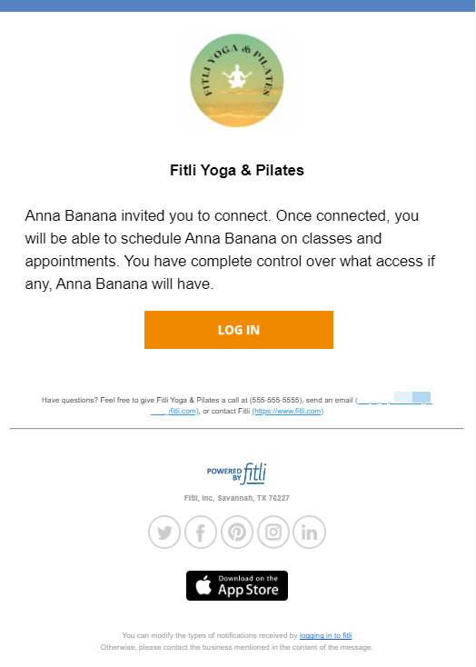 Connecting with a Customer as a Professional if They Already Have a Client Account — screenshot 1