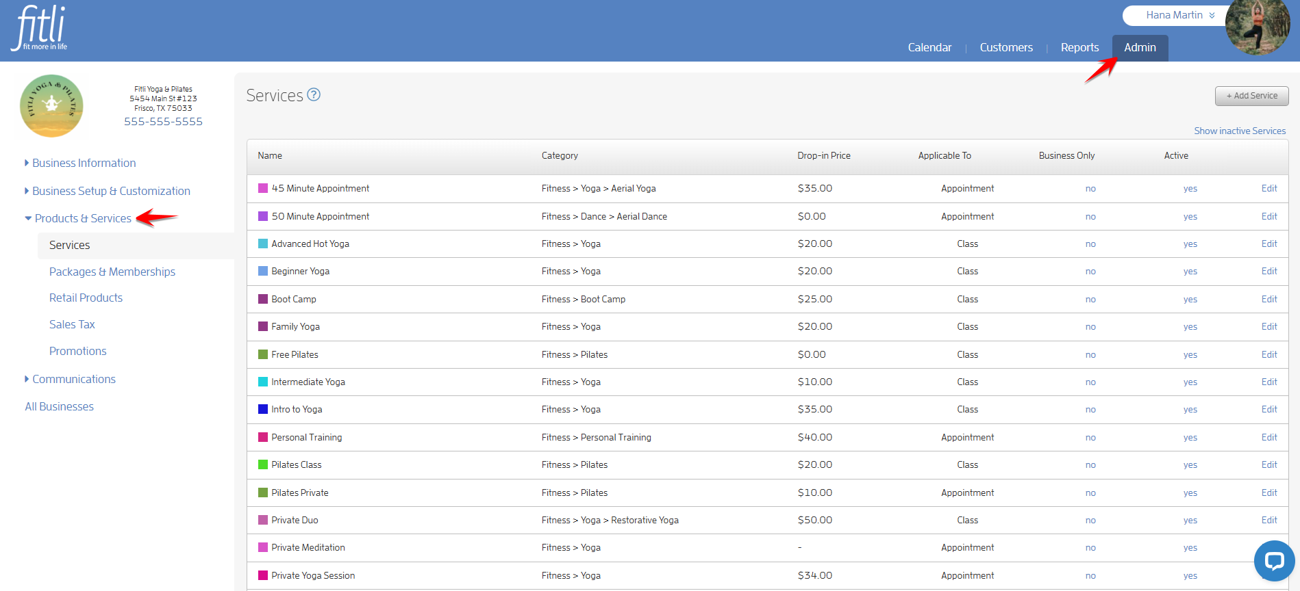 What are services, and how do I create them? — screenshot 2