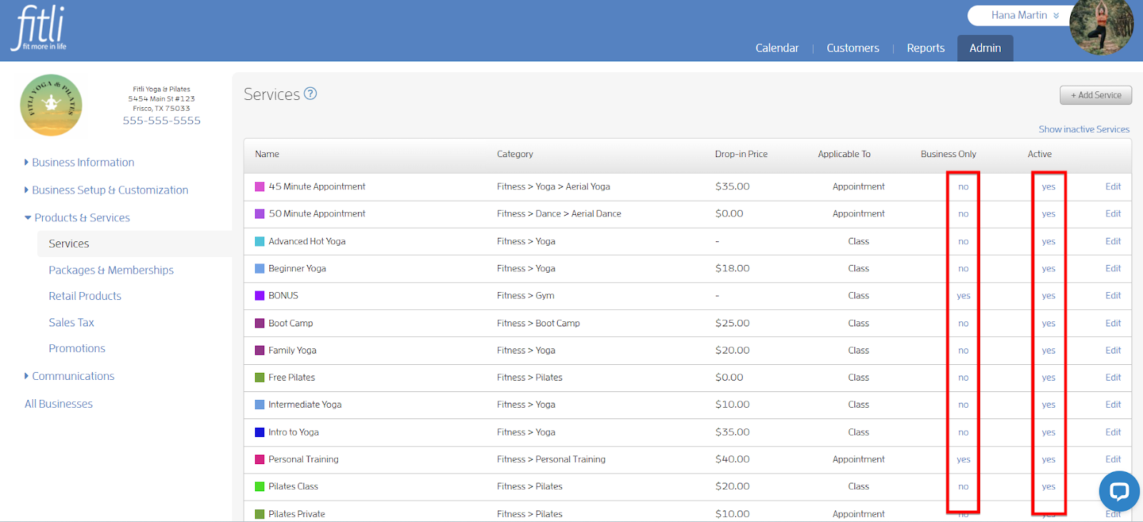 How to Edit your Services and Packages from the List View? — screenshot 3