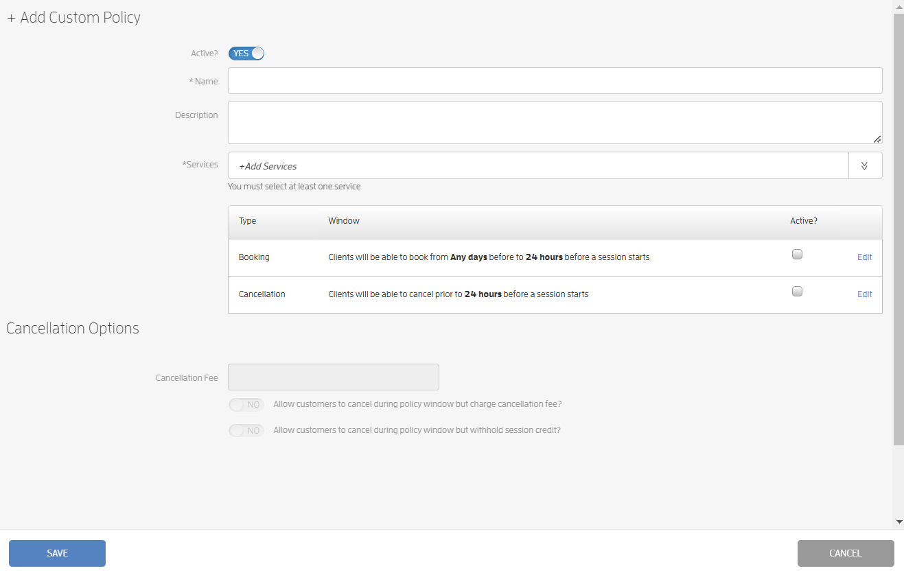 How to Set Custom Booking & Cancellation Policies by Service? — screenshot 4