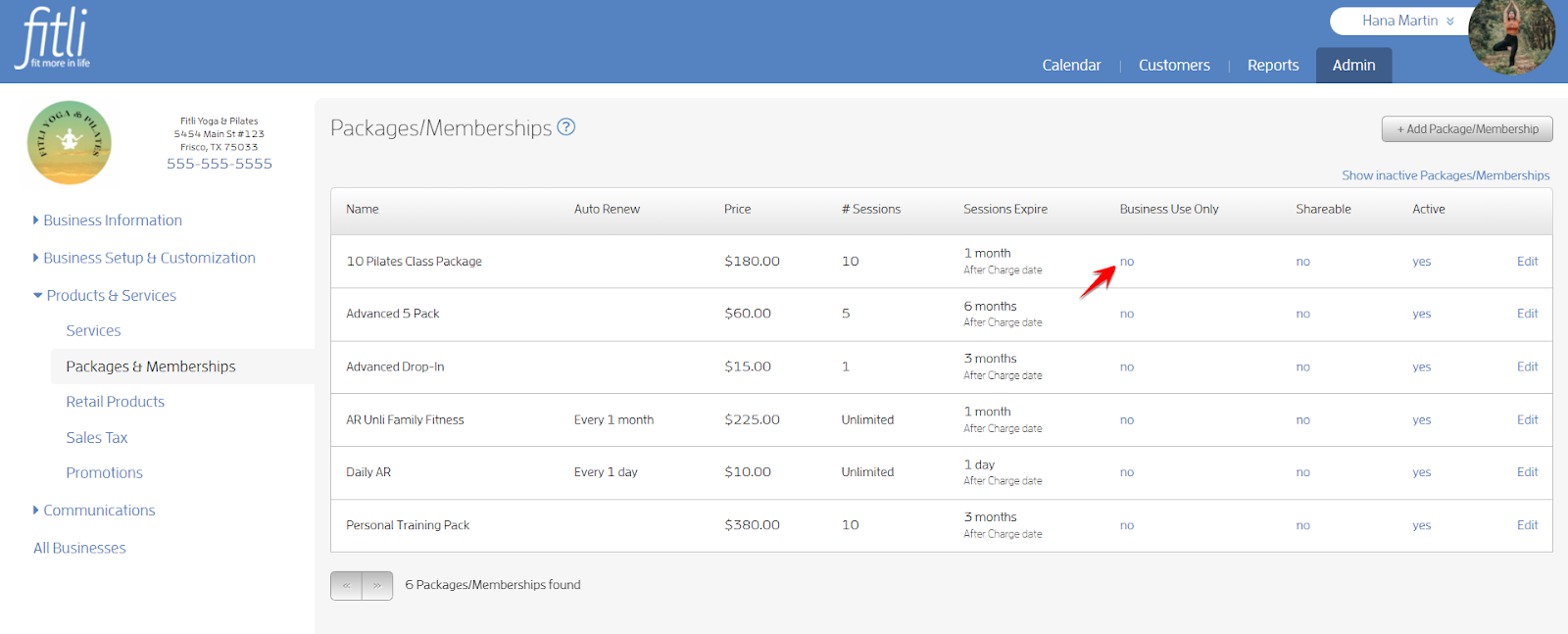 How to Edit your Services and Packages from the List View? — screenshot 18