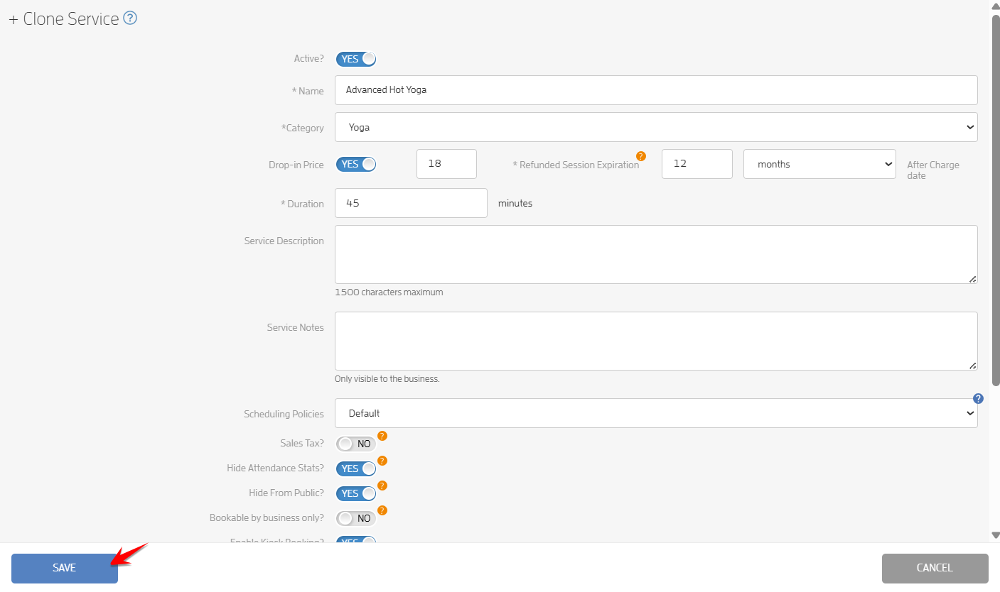 How to Clone Services? — screenshot 6
