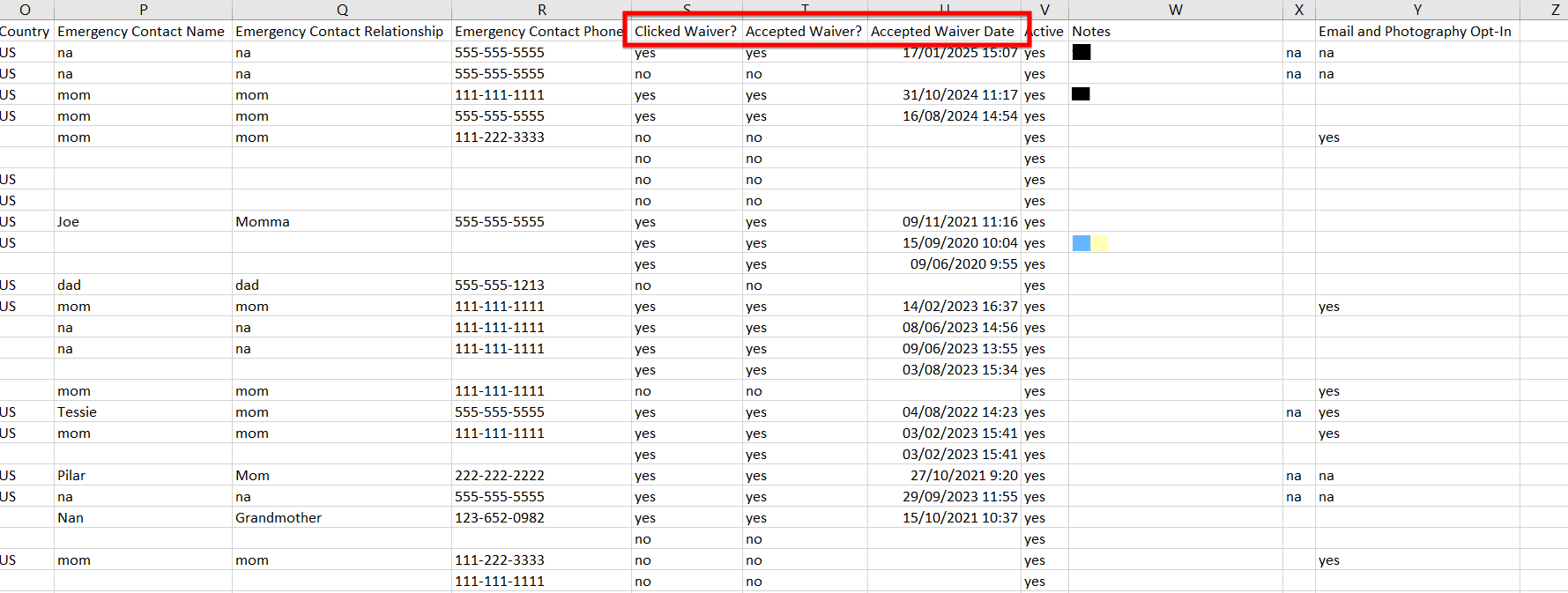 Reset All Waivers — screenshot 2