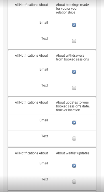 Mobile version: How can I edit my personal email/text message notifications? — screenshot 5