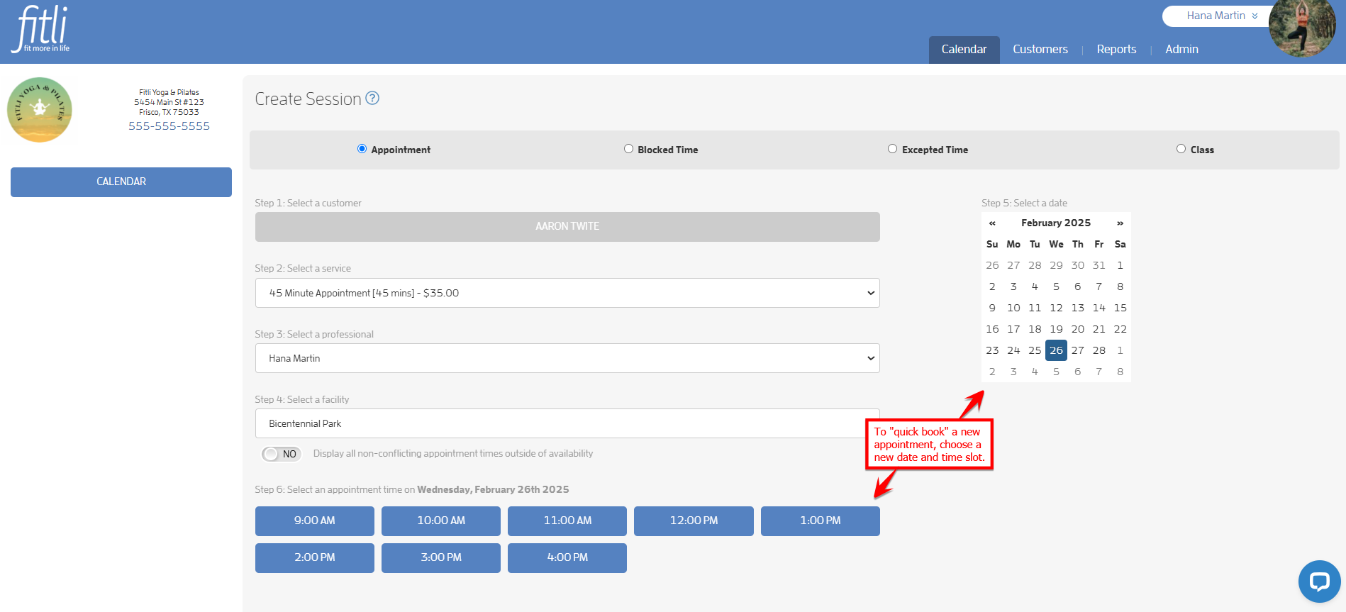 Quick Booking for Appointments or How to Book Appointments — screenshot 7