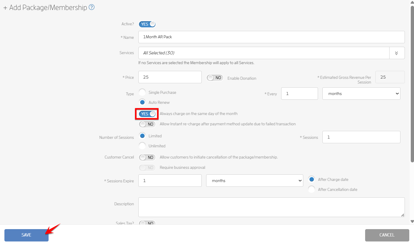 How to Make an Auto-Renewing Package Renew on the Same Day of the Month? — screenshot 8