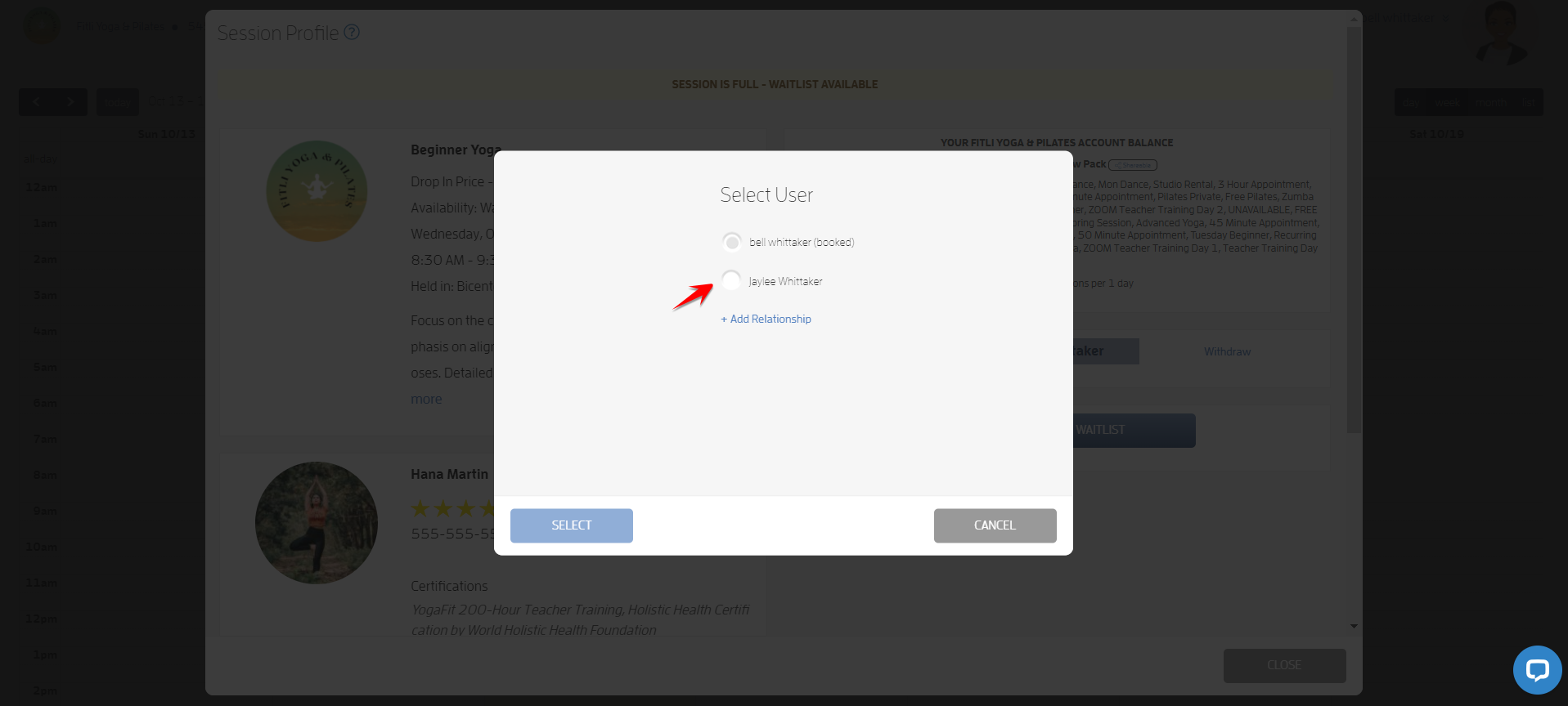 Client Guide: Waitlist for Relationships — screenshot 4