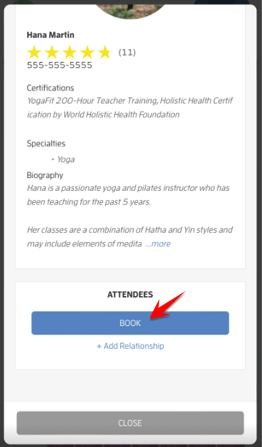 Mobile version: I want to sign up and book a session, now what do I do? — screenshot 15