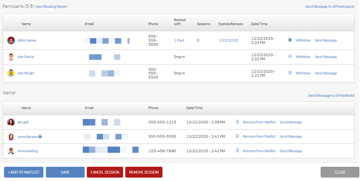 Waitlist for Classes — screenshot 10