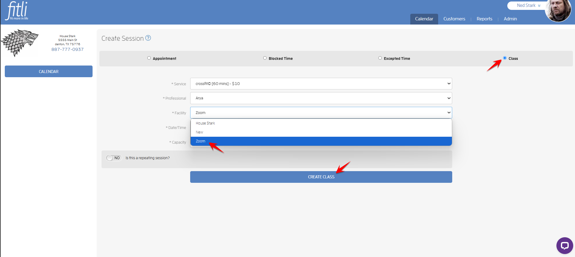 Zoom Integration for Online Classes and Appointments — screenshot 8