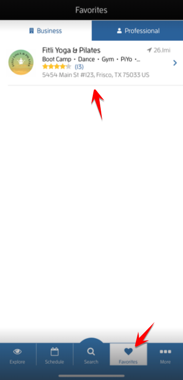 iOs App: Can I Purchase Merchandise from a Business on Fitli? — screenshot 1