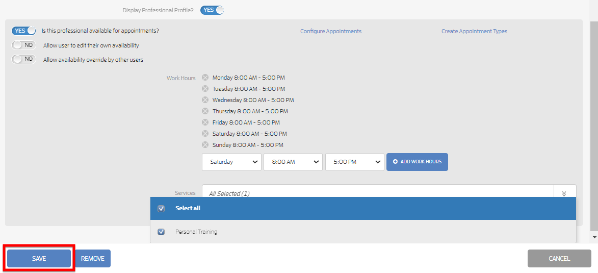 Appointment Booking: Default Professional — screenshot 7