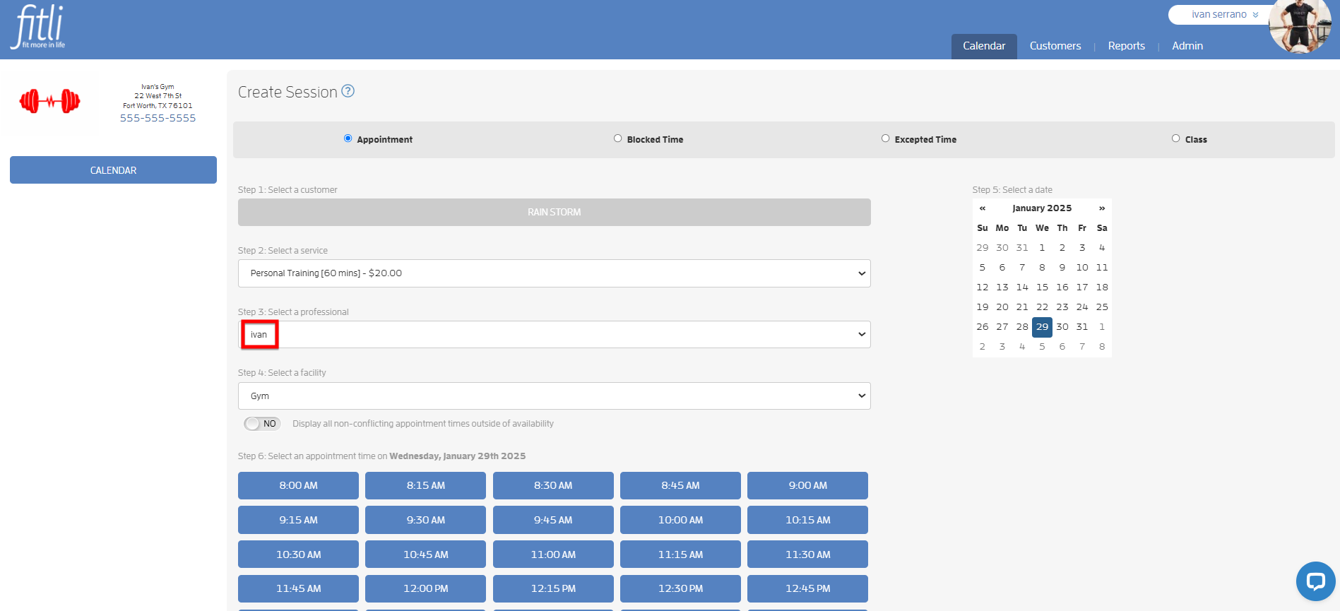 Appointment Booking: Default Professional — screenshot 8