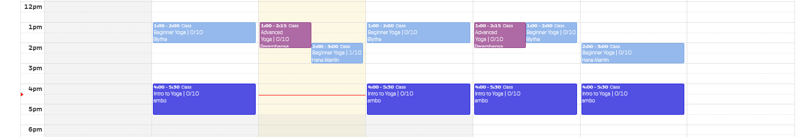 Current Time Indicator — screenshot 1