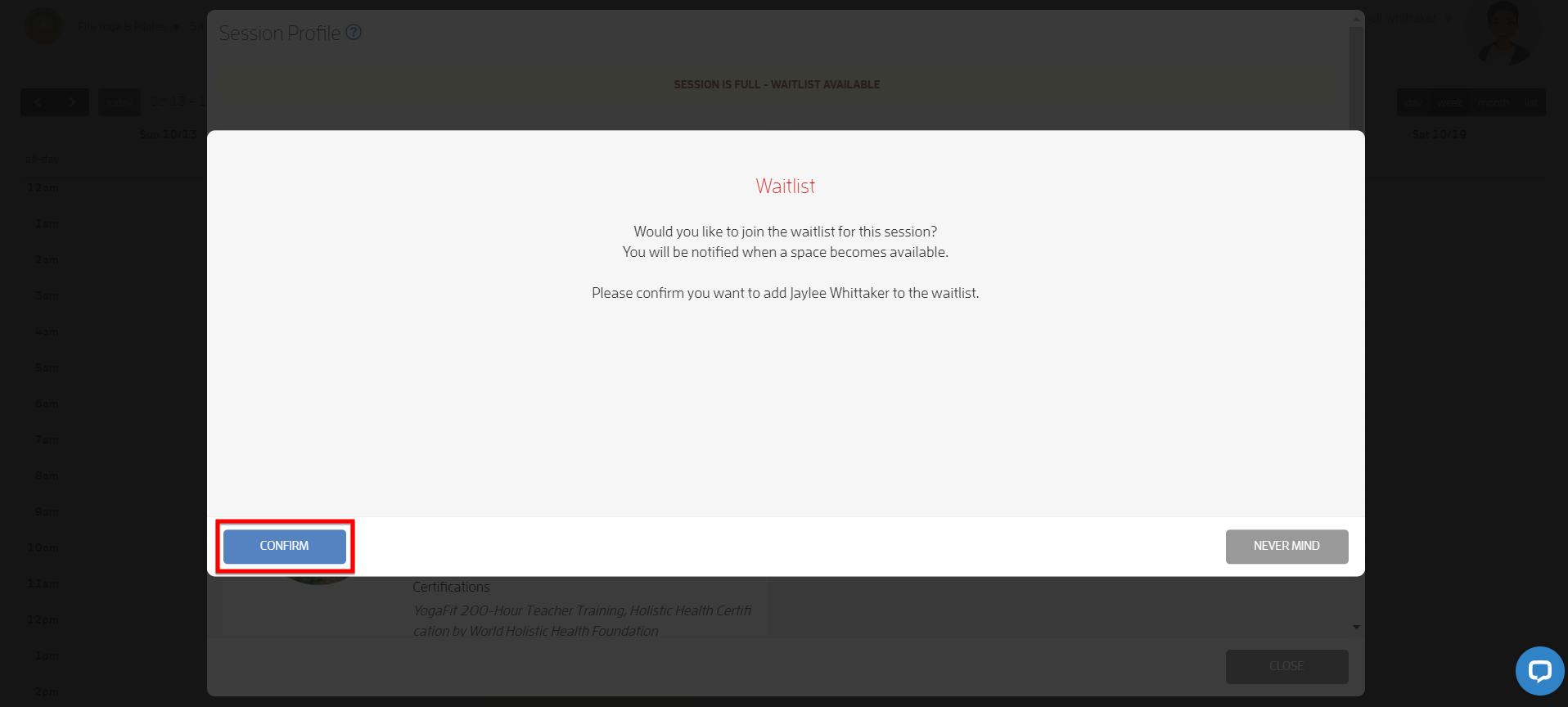 Client Guide: Waitlist for Relationships — screenshot 6
