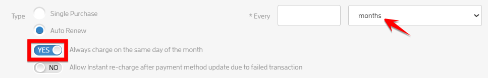 How to Make an Auto-Renewing Package Renew on the Same Day of the Month? — screenshot 2