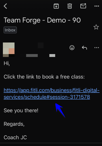 Mobile version: Got a Link? Here’s How to Book Your Spot — screenshot 1