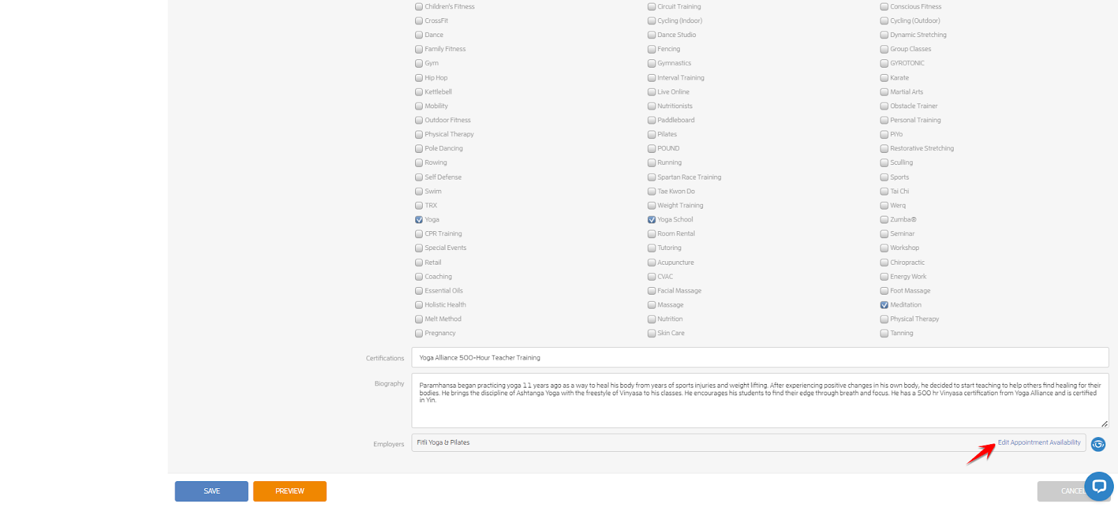 How to Allow your Professionals to Set their own Appointment Availability? — screenshot 6