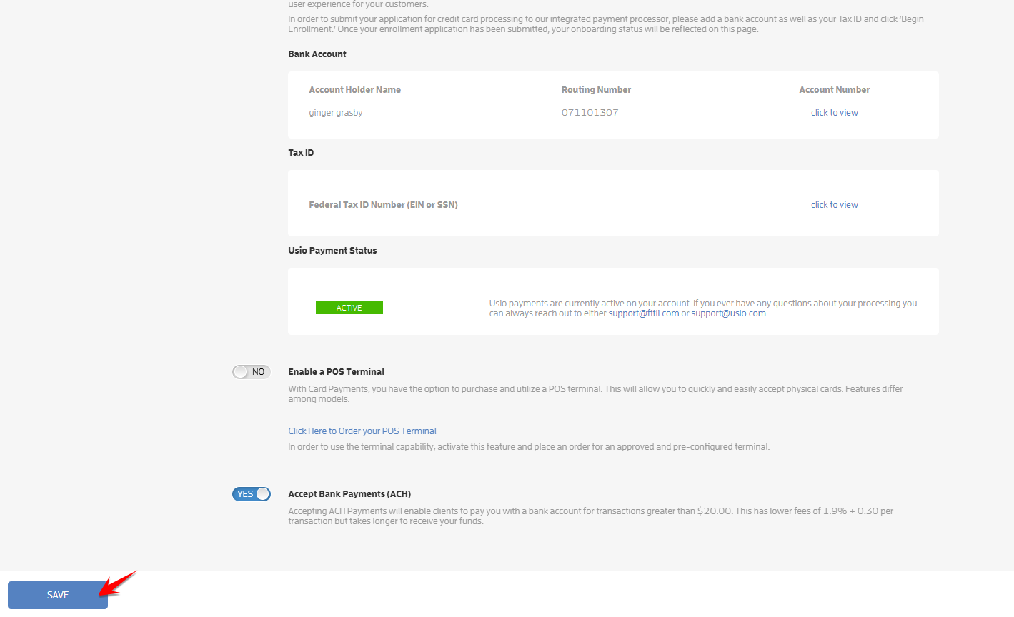 ACH Payments Activation - Accept Bank Payments — screenshot 7