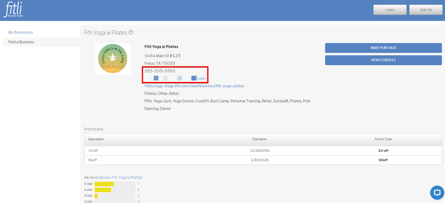 How to contact the business? — screenshot 5