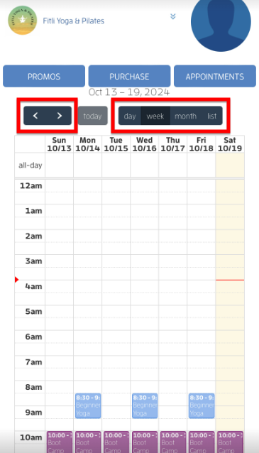 Mobile version: I want to sign up and book a session, now what do I do? — screenshot 12