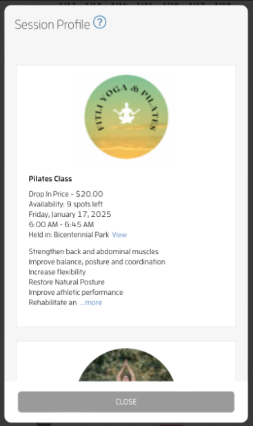 Mobile version: How do I cancel or unbook a class? — screenshot 4