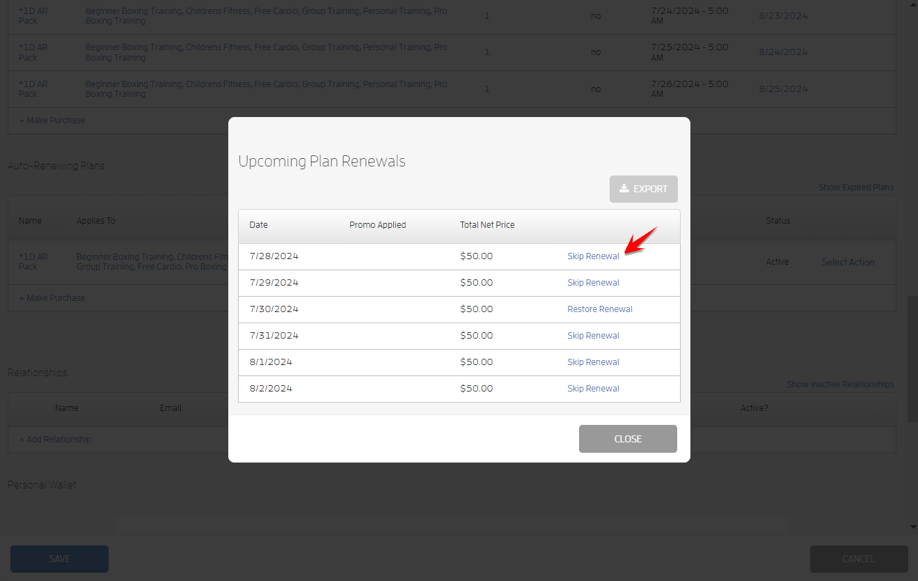 How to Skip Renewals for Auto-Renewing Memberships? — screenshot 11