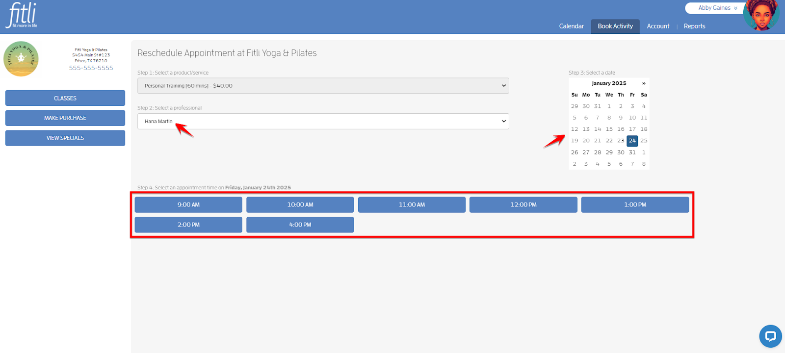 Personal Guide: How to Reschedule an Appointment? — screenshot 4