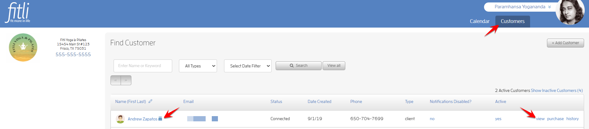 Customer Payment History Report — screenshot 3