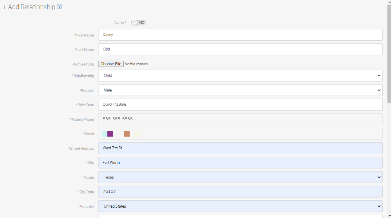 How to Add Relationships — screenshot 2