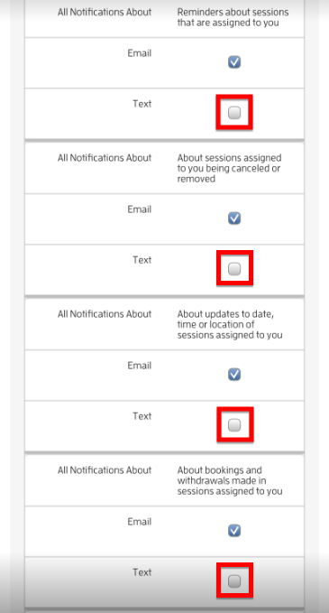 Mobile version: Why have my SMS notifications been turned off? — screenshot 14