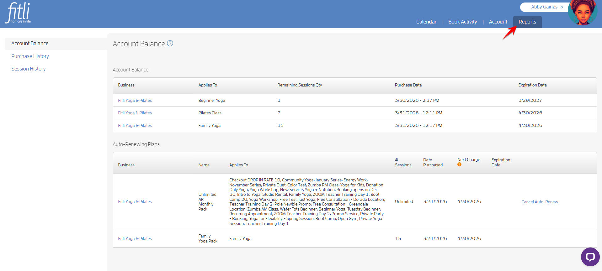 How can I check my Account Balance and/or my next Charge Date? — screenshot 2