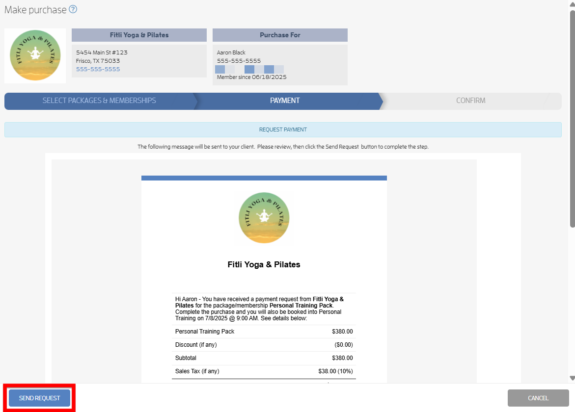 Generate Payment Requests — screenshot 20