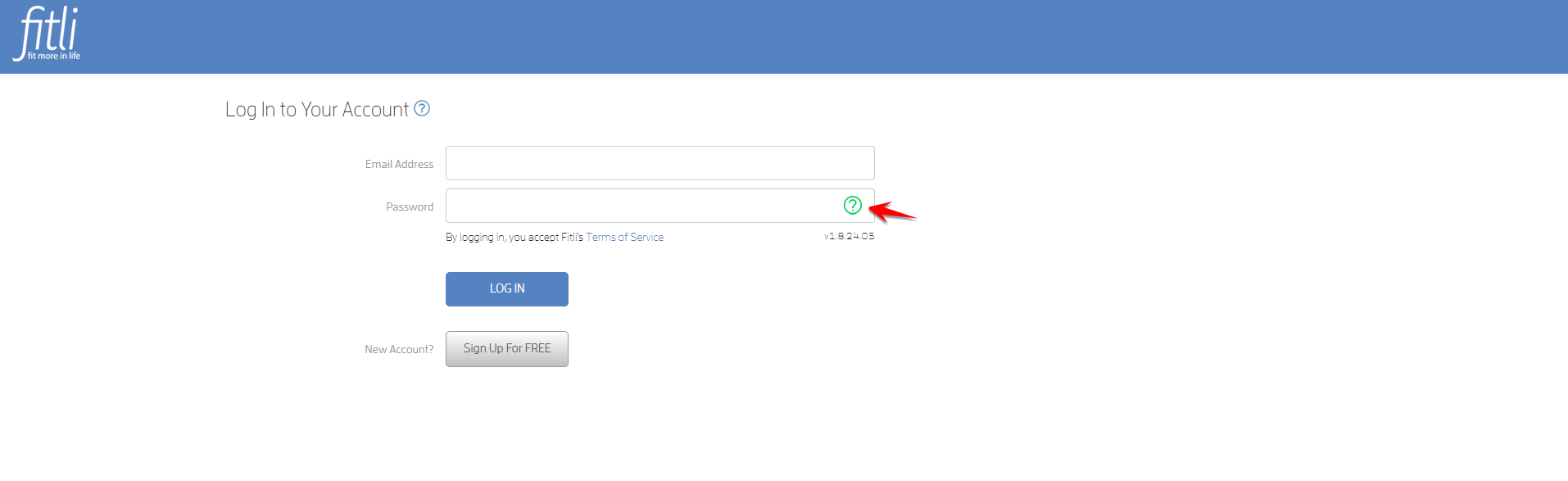 Need Help Logging Into Fitli? — screenshot 1