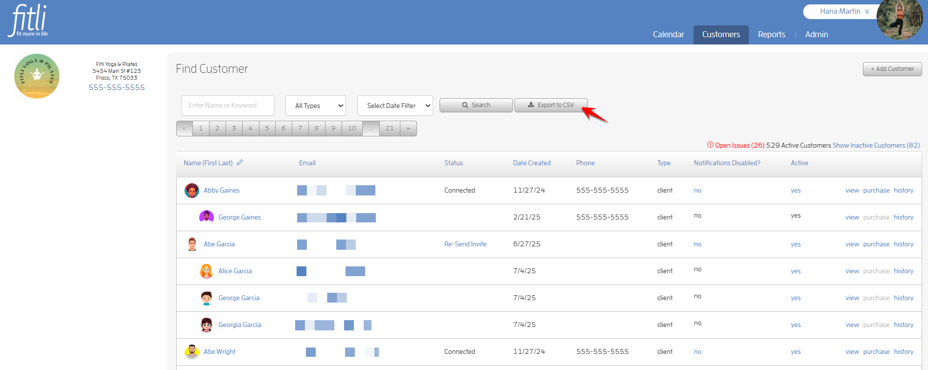 Importing, exporting and Customer List Questions? — screenshot 1