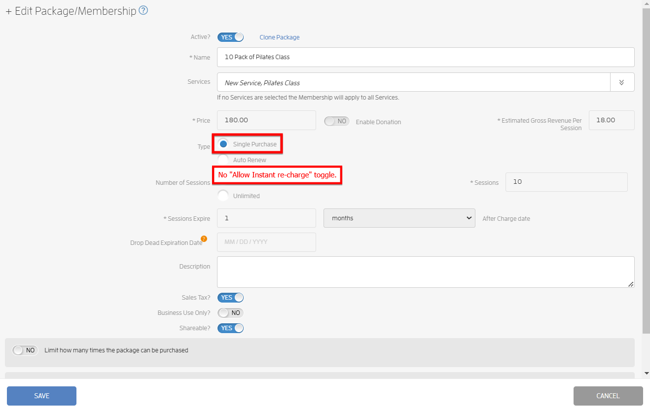 Allow Instant Re-charge After Payment Method Update Due to Failed Transaction — screenshot 6