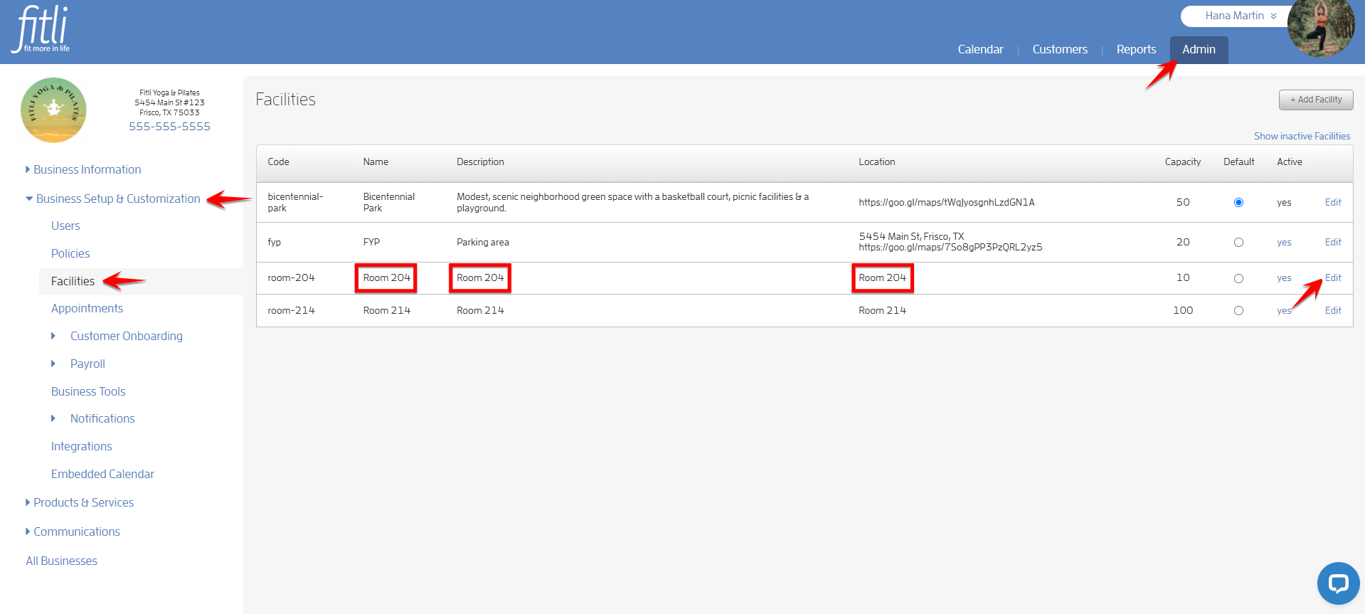 Why is my facility showing thrice on the notifications sent? — screenshot 2