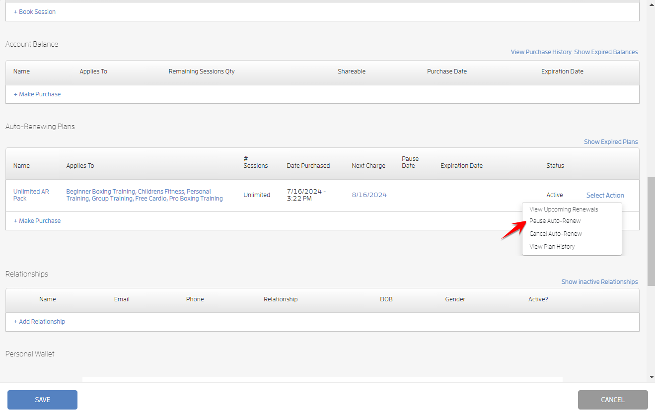 How to Add Booking Hibernation for Unlimited Auto-Renewing Memberships? — screenshot 2