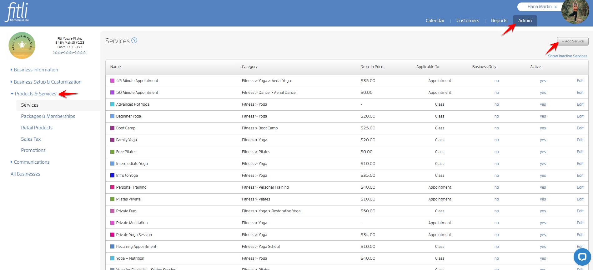 Step 2: Create your First Service, Package, and Promotion Code — screenshot 1