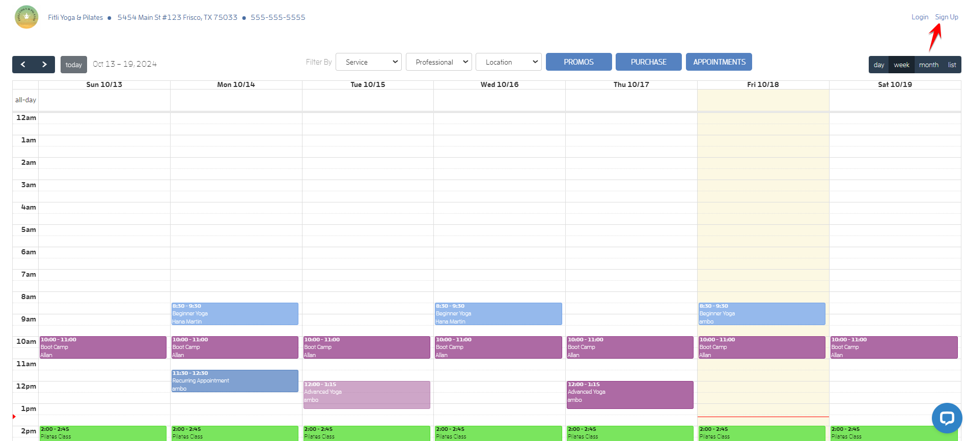 I want to sign up and book a session, now what do I do? — screenshot 1