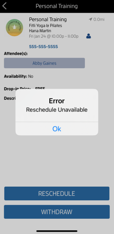 iOs App: How to Reschedule an Appointment? — screenshot 13