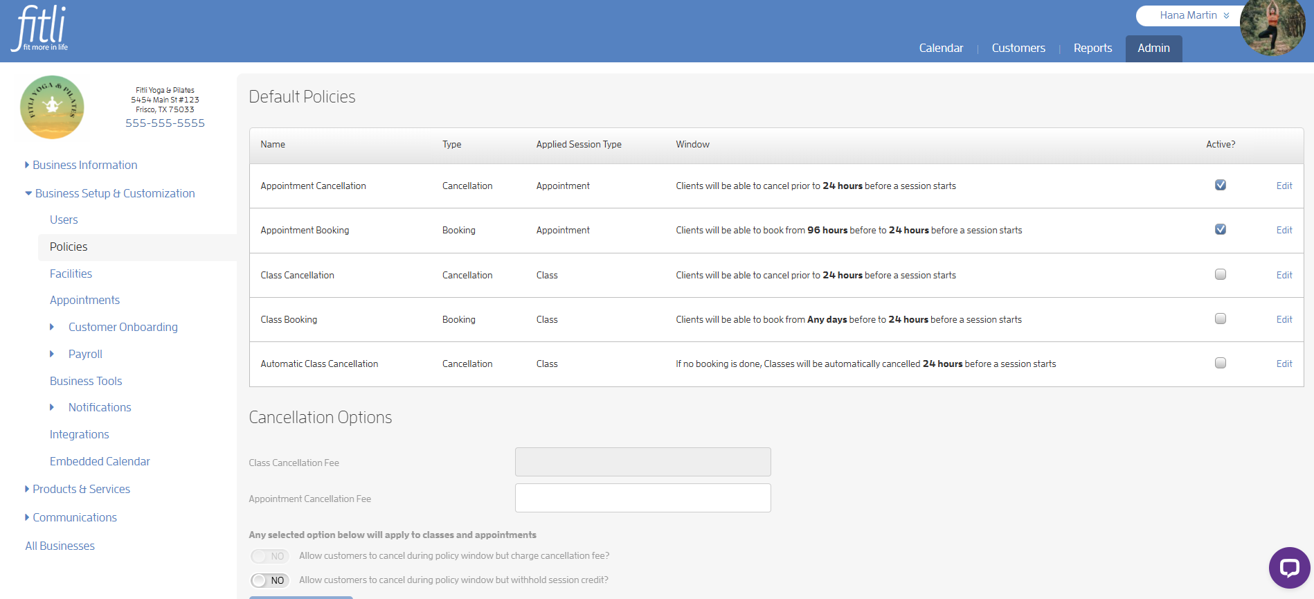 How to set up booking and cancellation policies for your business? — screenshot 8
