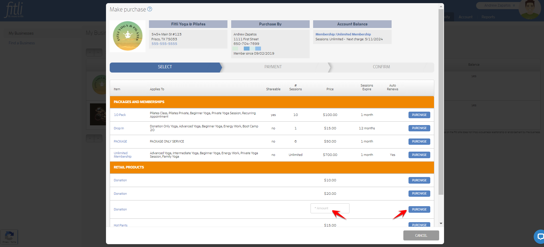 I want to donate to my business' charitable cause. How can I do this? — screenshot 5
