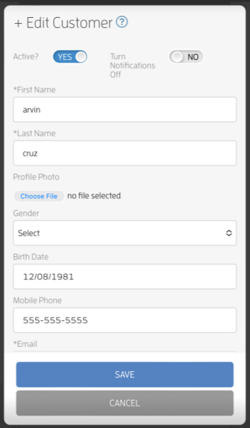 Mobile version: Adding/Updating Emergency Contact Information — screenshot 10