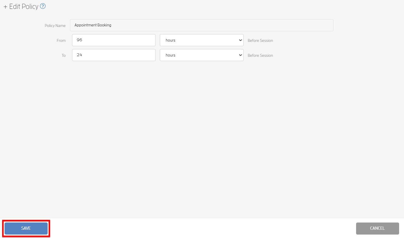 How to set up booking and cancellation policies for your business? — screenshot 7