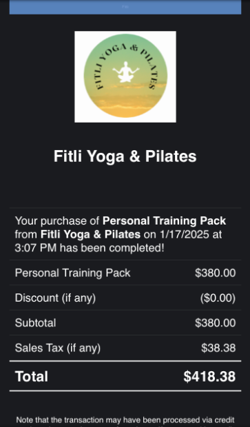 Mobile version: Can I get a receipt of my purchase? — screenshot 1